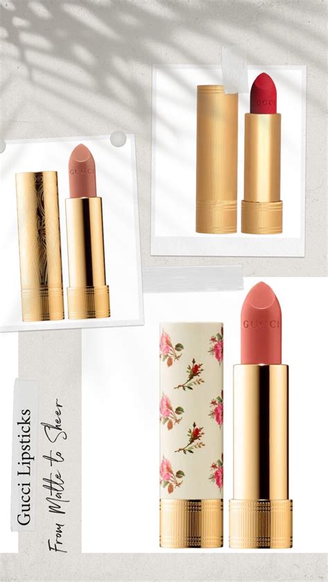 gucci beauty gucci lipsticks|best gucci lipstick shades.